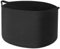 Maliton Canasta de Cuerda de AlgodóN,Cesta Para Guardar Mantas,50x50x33cm grande Cesta Ropa Sucia Bebe,Cesta de Almacenaje de Juguetes,Cestas de Lavandería Tejidas Para Mantas-Negro