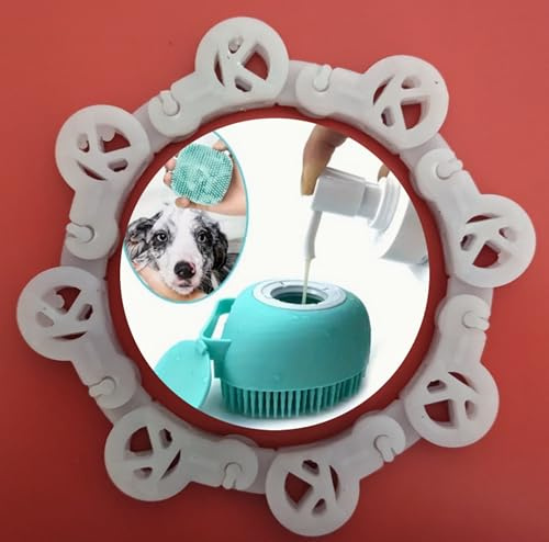 Collare antifuga per cani - Universale - Tagli unica - Moduli intercambiabili (COLORE BIANCO) A richiesta si puo avere anche Verdino spec nelle note. In regalo spazzola per lavare il cane.