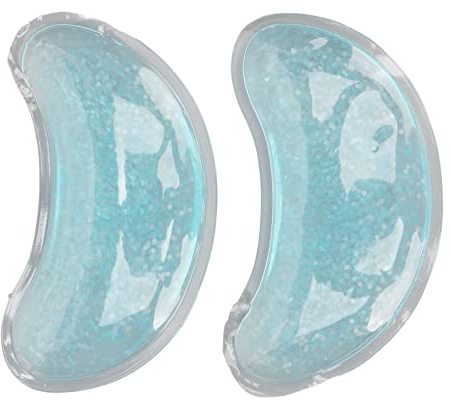 Mascarilla de Gel Refrescante para Ojos Mascarilla Fría Reutilizable para Ojos Hinchados, Gel Ice Pack Almohadillas Refrescantes para Ojos y Parches Debajo de los Ojos para