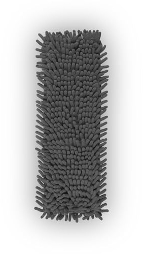 Ersatzbezug Anthrazit für Bodenwischer ( 8er Pack ) - 40cm - Chenille Wischbezug, für alle gängigen Klapphalter - Bezug für alle Bodenarten