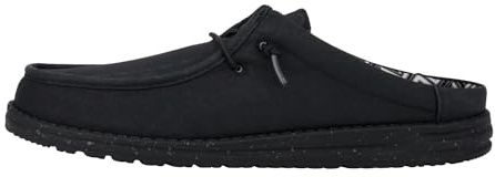 HEYDUDE Wally Slip Stretch Canvas - Black/Black