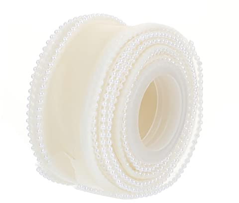 STOBOK 1rolle Roll Gauze Ribbon Wellenförmiges Geschenkband Für Cmxyards Eiergeel Für Hochzeitsgeschenke Blumensträuße Und Bastelprojekte