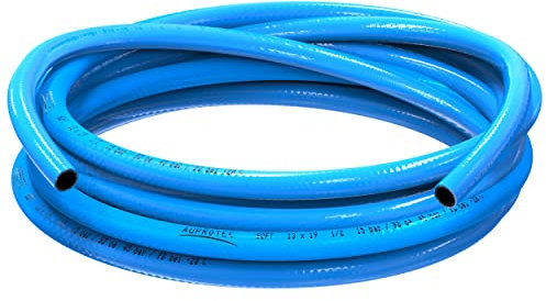 AUPROTEC Druckluftschlauch 13mm Ø Innen 3m PVC-Schlauch I 3-Schicht Gewebeschlauch für Druckluft-Kompressor I Bund/Meterware Kompressorschlauch hochflexibel