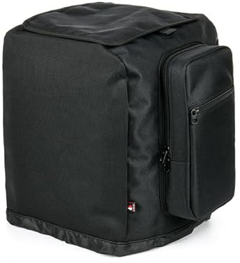 Fiorky Travel Case for JBL Partybox Encore Essential, Speaker Case with Side Microphone Storage Bag for JBL Partybox Encore Essential for Outdoor Travel Camping