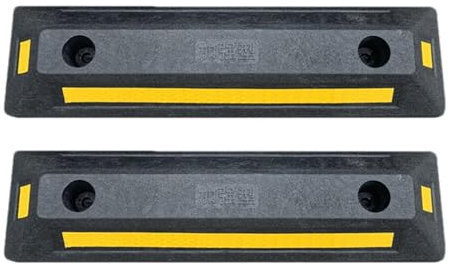 Umiocns Gummi-Panzer, Einfahrt, Auto-Garage, Radstopper, Parkplatz, Bordstein für Autos, LKWs, Busse, Anhänger, Wohnmobile und Gabelstapler