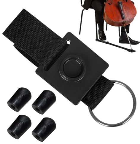 Tope Para Violonchelo - Correa De Tope Ajustable, Correa De Tope Ajustable Para Violonchelo | Protector De Piso Acolchado Grueso, Junta Tórica, Antideslizante, Antideslizante, Para Instrumentos Musica