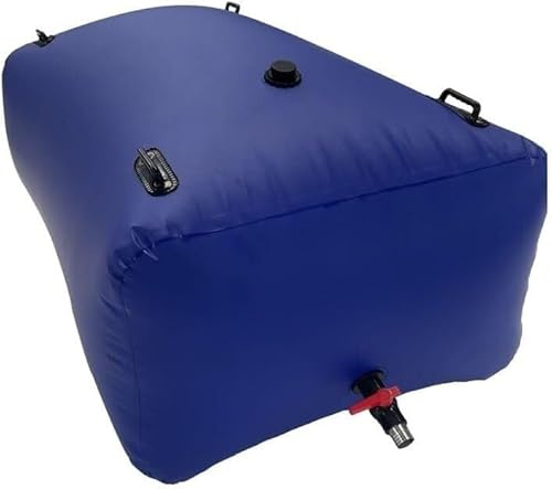 Einen Beutel Wasser Falten Wasserspeicherbeutel Blau 50L bis 4000L(0.6x0.3x0.3M 50L)