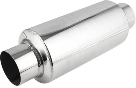 Garganta trasera cola Resonador Universal Para Silenciador De Escape(2,5 pulgadas)