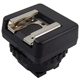vhbw adattatore slitta flash compatibile con Sony FDR-AX100/B, HDR-CX400E, HDR-CX410VE, FDR-AX100E videocamera - Sostituisce Sony MSA-MIS