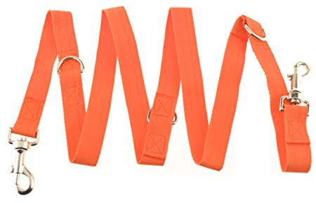 Maximum Pet Products Trainingsleine für Hunde, Polizei-Stil, 1,8 m, (Orange)
