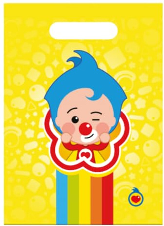 BeenSmile Geschenktüten für Kindergeburtstage, Kindergeburtstag Geschenktütenm, 6 Partytüten für Jungen & Mädchen, für Süßigkeiten, kleine Geschenke und Mitbringsel für Kinderpartys (Plim Plim)