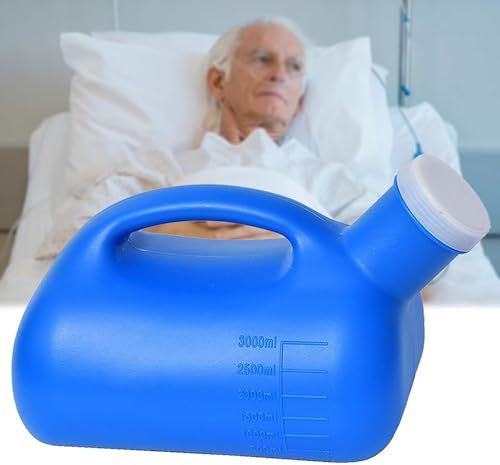 HAILM 3000 ML Großes Urinflasche Für Männer, Pinkelflasche Für Männer Tragbarer Mit Deckel Und Griff Urinflaschen Für Männer Für Auto, Notfall Und Camping