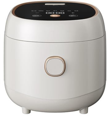 HmLotd Olla arrocera para Uso doméstico, Olla arrocera pequeña Multifuncional, 600 W, Alta Potencia, 12 Horas, automática, Mantiene Caliente, fácil de Limpiar, Revestimiento Antiadherente