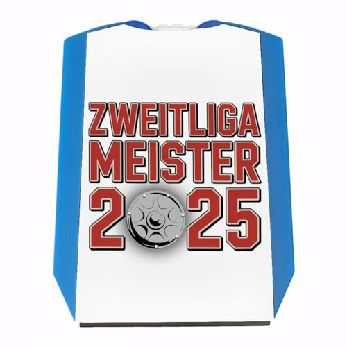 speecheese Köln Zweitliga Meister 2025 Parkscheibe mit Meisterschale der 2. Liga Aufsteiger Parkscheibe - Lustiges Aufsteigergeschenk für Köln Fans