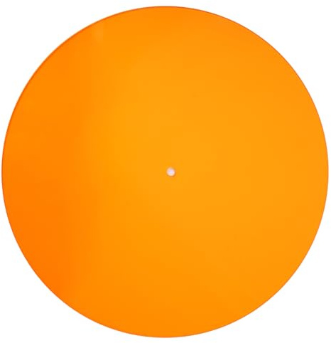 XuQiZZpp Acryl-Schleifmatte für Phonograph-Plattenspieler, Vinyl, 30 cm, statische Matte, Vinyl-Schallplatten-Pad für Phonographen, Disc-Player, verbesserter Klang