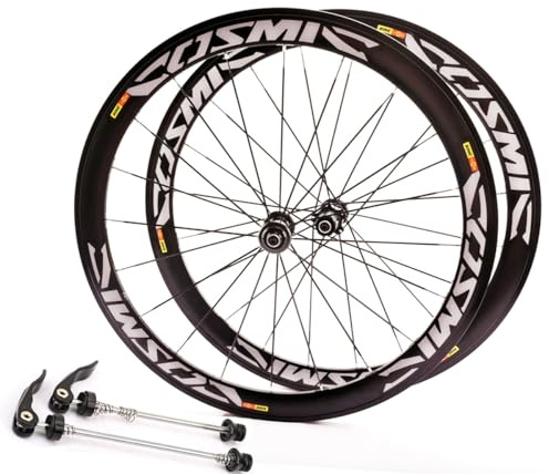 QUYCOIU Racercykelhjulssats 700C * 23C-25C-28C 40/50 Mm Höjd Center-Lock Snabbkoppling Nav Hjul I Aluminiumlegering Skivbroms 9 * 100/10 * 135 Mm För 7-12s Kassett(Front+Rear,50MM)