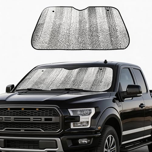 Big Ant Car Windshield Sunshade UV Ray Reflector Auto Window Sun Shade Visor Shield Cover, Keeps Vehicle Cool- Sliver (55 x 27.5)