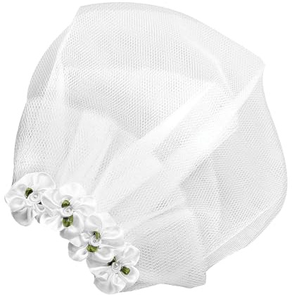 Schleier für Hunde Hund Braut Blume Kopfschmuck Hundehaarspangen Hund Haustier Katze Brautkleid Hochzeit Haar Zubehör für kleine Hunde Katzen(S)