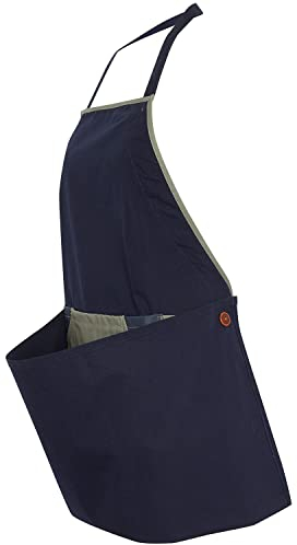 GARDENA Gartenschürze aus 100% Baumwolle I wasserabweisende Gärtnerschürze für Damen & Herren I verstellbar & mit mehreren Taschen I mit Sammelsack-Funktion I auch als Grillschürze & Kochschürze ideal