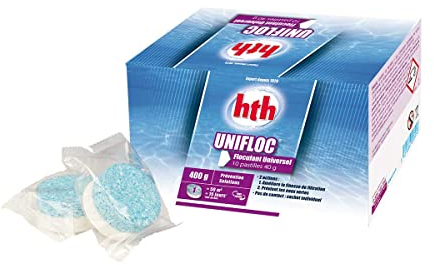 HTH Unifloc Comprimés 40 g - Floculant pour Piscine