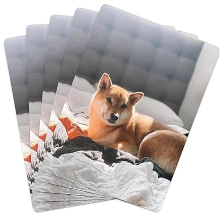 LongGenius Benutzerdefiniertes Kartendeck, Spielkarten, die mit Ihrem Foto, Logo oder Bild personalisiert werden können. Diese Spielkarten sind ein tolles, einzigartiges Geschenk für Freunde und