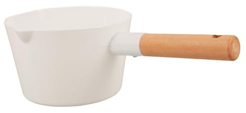 OKUMEYR Cucharón De Madera Con Mango Para Agua Capacidad Amplia Para Cocina y Baño Utensilio Resistente y Práctico Para Uso Doméstico