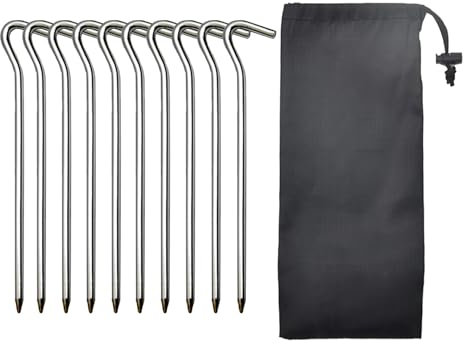 Zeltnägel aus Aluminiumlegierung, Bodennägel, Zelt-Zubehör für Outdoor-Camping, Zelthering