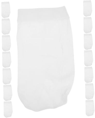 NULYLU Swimming Pool Skimmer Socks 15 Pack Elastic Filter Bags Pool Cleaning Net Skimmer Socks for above Ground