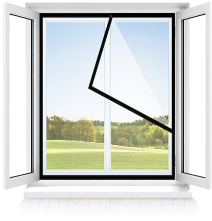 80x165cm,Malla Mosquitera Ventana, Anti-Mosquito, Anti-Insecto Adecuado para Puertas y Ventanas