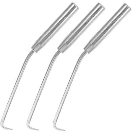 Milisten 3 Pièces Outils de de Jardin de Crochets Universels Acier pour Plantes Grimpantes Accessoire Pratique pour Fixation Rapide des Treillis et Arrangements Floraux