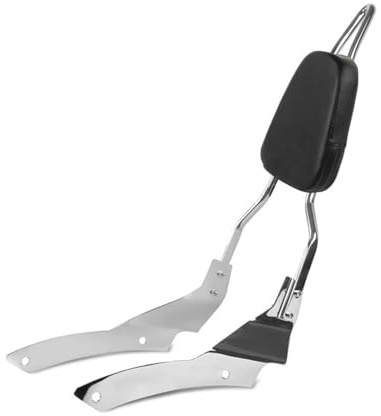 Motorcycle Rear Backrest Motorcycle Passenger Rear Carrier Tandem Backrest Sissy Bar Luggage Rack Moto Accessories for for Dragstar 400