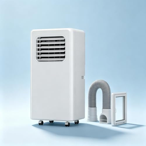 UofZc Climatiseur Portable avec télécommande et roulettes 18000BTU
