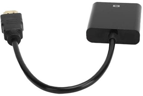 Phefop Cable Adaptador a VGA con Chip C de Alto Rendimiento para Portátil Monitor HDTV (Black)