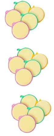 Mobestech 15pcs Double-Sided Sponge Scouring Pad Dishwasher Cleaning Sponge for Kitchen Strong Decontamination Absorption Scratch Surface Random