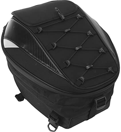 AOWINHIT Motorcykelbakväska med Stor Kapacitet Vattentät Ryggsäck med Dubbel Användning för Campingvandring, PVC-nylon