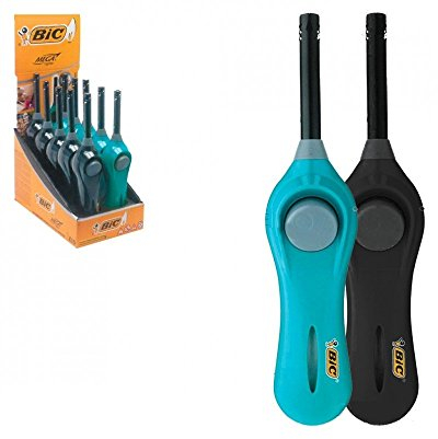 Bic Megalighter Light Lot de 10 briquets à gaz pour barbecue