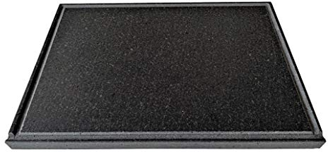 PIASTRA IN PIETRA LAVICA Ollare - Refrattaria dell’Etna per Forno Elettrico & Gas, Barbecue, Bistecchiera per Pizza e Carne – Misure a Scelta (30X30 CM2)