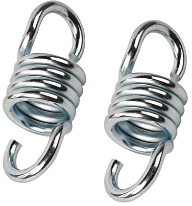 Zhongtou 2 Pezzi Zincato Molle Acciaio Sedia a Dondolo Sospesa Amaca Spring 500 kg capacità Molle per Dondolo, per Sacchi di Sabbia Yoga Sedie Sospese Amache