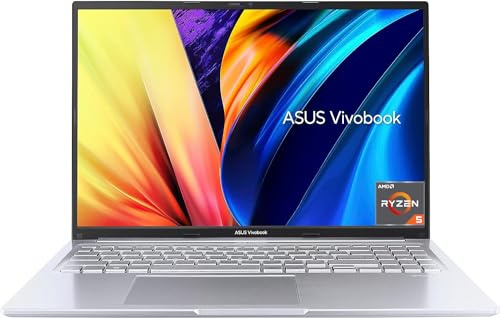 ASUS Vivobook S16 S1603QA-MB521W Ordinateur Portable Gris Ecran 16 FHD 1080p WUXGA (AMD Ryzen 5-5600H, 16G RAM, 512G SSD PCIE) Windows 11 Clavier AZERTY Français
