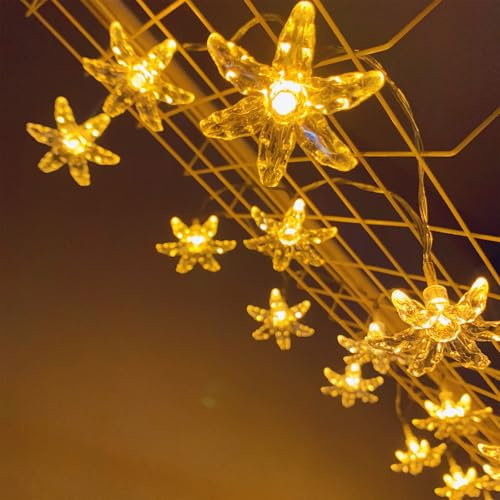 Fielegen Catena luminosa a 20 LED, 3 m, con fiori di ciliegio, a batteria, con fiore di ciliegio, per interni, camera da letto, per estate, casa, giardino, compleanno, matrimonio, San Valentino