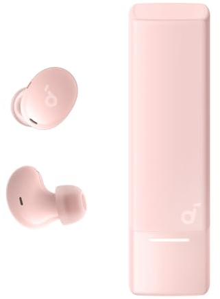 soundcore A30i by Anker, Noise Cancelling Earbuds, Lipstick-Shaped Stylish Design, Tiny, Lightweight Comfort, Smart Noise Cancelling, Clear Sound, 24H Playtime, IP54, Wireless Earbuds