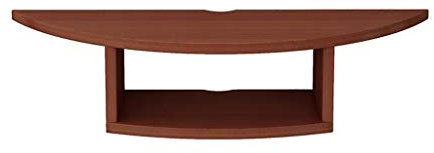 Console multimediale galleggiante da parete, supporto TV con ripiano componente, per decoder via cavo, router WiFi, telecomandi, lettori DVD