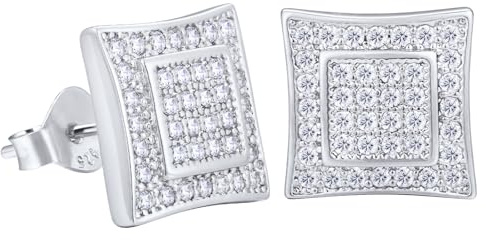 VEXXS Silber 925 Iced Out Ohrstecker08