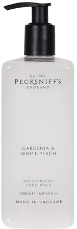 Pecksniff's Liquid Hand Wash, Gardenia & White Peach, 480 ml/16.2 fl oz