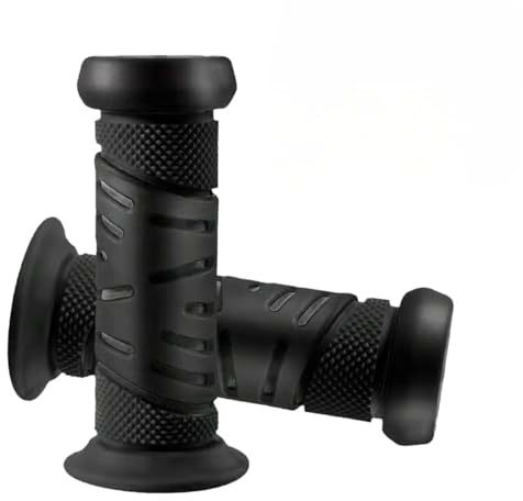 Batheidon barncykel, puky-handtag, pukiga handtag, ergonomiska handtag med slagskydd för 22 mm styre, springcykelhandtag i svart för barncyklar, trehjulingar och skotrar (svart)