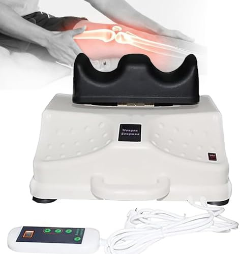 Swing Foot Massager, Fitness Blood Chi Machine, Leg Exercise Foot Physiotherapy Massage with Remote Control and 10 Gear Swing Strength Adjustable, Relax Foot Pain Relief, for Relax Muscles