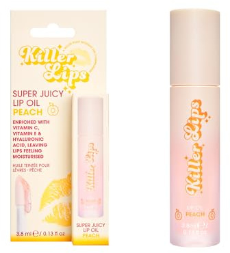 Killer Lips Super Juicy Lip Oil - Peach 3.8ml