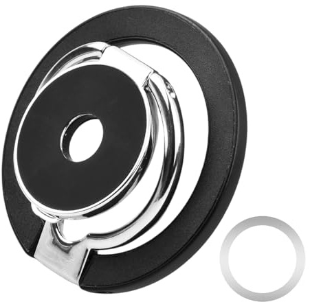 Lunaanda Supporto ad Anello Magnetico per Cellulare, Anello per Impugnatura per Supporto, 360°Gradi Smartphone Ring, Supporto per Cellulare Pieghevole, Adatto Alla Maggior Parte Degli Smartphone