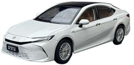 ZHRDWE Copie Fidèle l'Origine Modèle Voiture Alliage Moulé sous Pression pour Toyota Camry Édition Collector Grande Échelle Échelle 1/18 Jouet Cadeau Maquette Voiture(White)