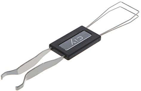 ZIDDAR Extractor de teclas de ordenador integrado de metal para extracción de tapas para teclado mecánico de juegos